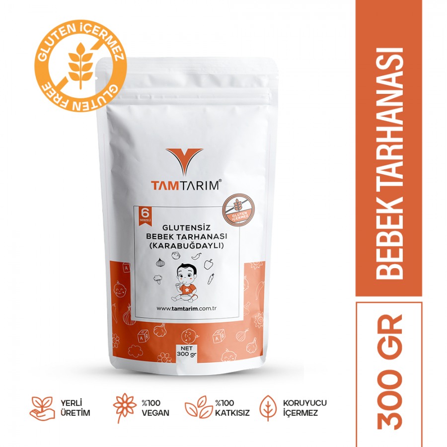 Glutensiz Karabuğday Bebek Tarhanası 300 gr 