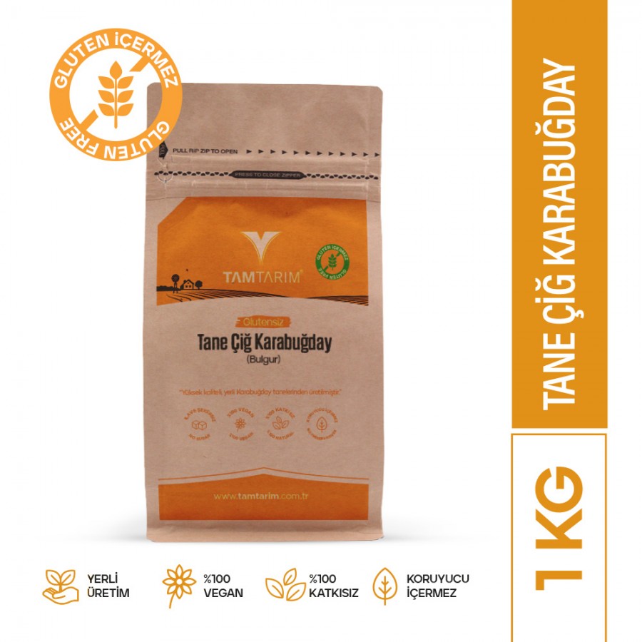 Glutensiz Çiğ Karabuğday Tane 1 Kg